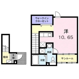 アルページュ町屋【2階】の間取り