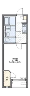 レオネクストアルカディア【2階】の間取り