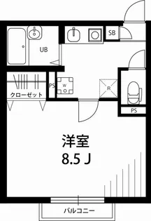 ベルダ・ビレッジオⅠ【1階】の間取り