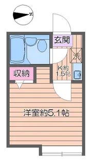 アーバンハイツD【2階】の間取り