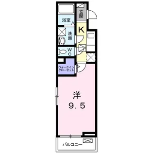 ヴァンベールⅡ【1階】の間取り