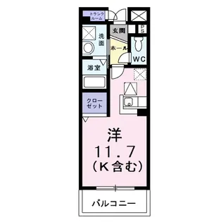 ブルースカイヒルズⅡ【1階】の間取り