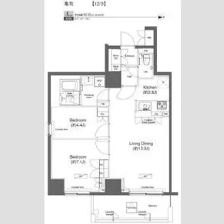 プライムアーバン亀有【2階】の間取り