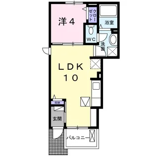 スカイテラス【1階】の間取り