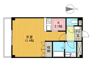 プライムガーデン 八潮【2階】の間取り