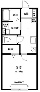 エルソルビオス【102号室号室】の間取り
