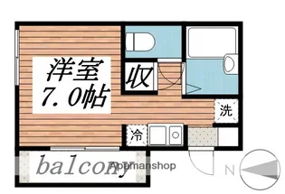 プランタン六町【2階】の間取り