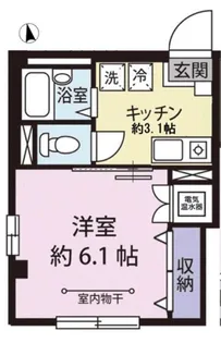 クレセール雅【2階】の間取り