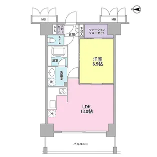 サウンド立石【9階】の間取り