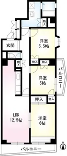 ポルックス三ノ輪【5階】の間取り