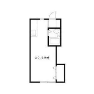 エステートピア勝間【1階】の間取り