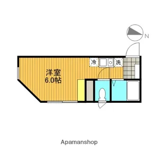 東京都足立区中川4丁目【アパート】の間取り