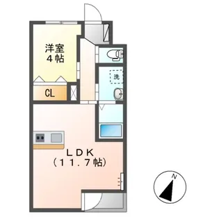 アイリス サワー【2階】の間取り