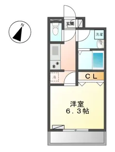 ソレイユ ルブァン −SOLEIL LEVANT−【1階】の間取り