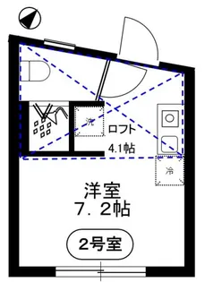 IL ROSSO町屋【1階】の間取り