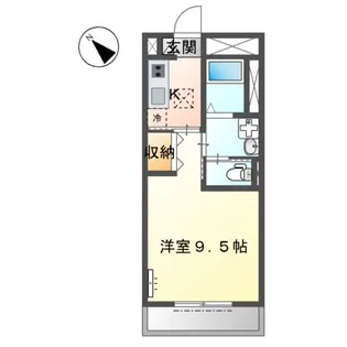 ラック フィールド【1階】の間取り