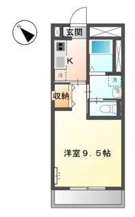 ラック フィールド【3階】の間取り