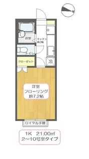 アウルリーベ【2階】の間取り