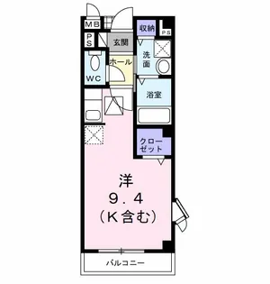 リュエル【1階】の間取り