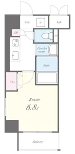 WAVE西新井【4階】の間取り