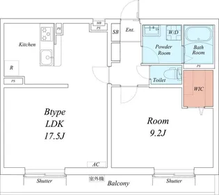 リブリ・EDEN 足立【3階】の間取り
