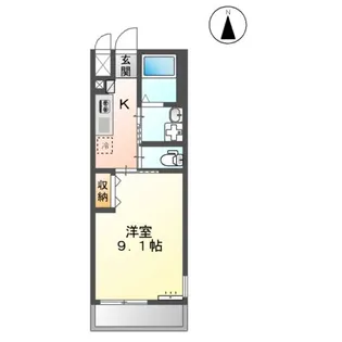 コンフォルト優【2階】の間取り