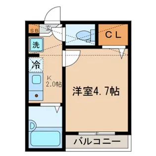 東京都足立区梅田1丁目【アパート】の間取り