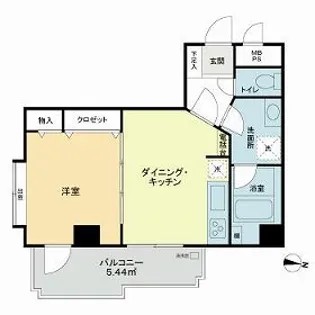 ライオンズマンション亀有第3【4階】の間取り