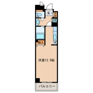 アレグレット掃部宿【8階】の間取り