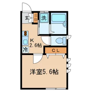 エスポア【2階】の間取り