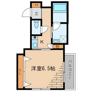 WISTERIA(ウイステリア)【5階】の間取り