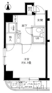東京都足立区梅田2丁目【マンション】の間取り