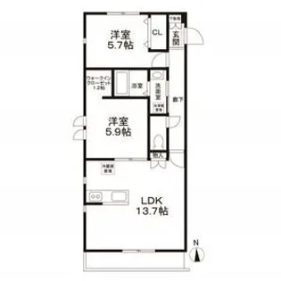 フルハウス舎人【3階】の間取り