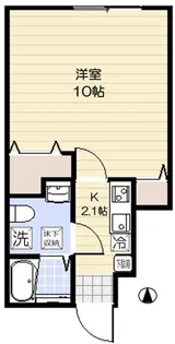 スターク亀有【1階】の間取り