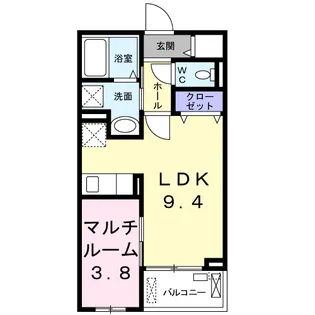 DOMANI(ドマーニ)【2階】の間取り