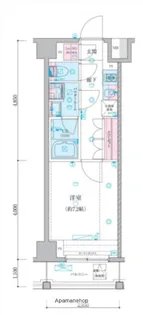 東京都足立区梅田2丁目【マンション】の間取り