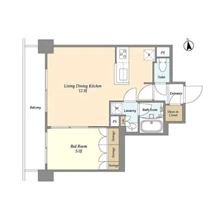 ORSUS UMEJIMA【4階】の間取り