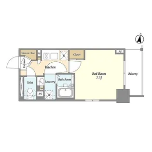 テラス南千住【4階】の間取り