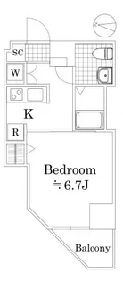 レオーネ金町【8階】の間取り