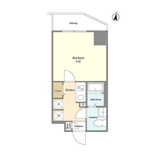 アルファコート立石3【9階】の間取り