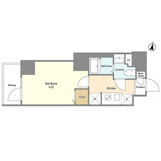 アルファコート立石3【1階】の間取り