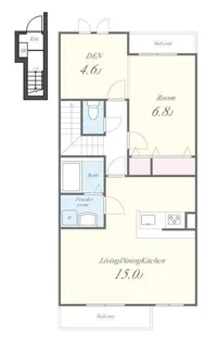 コンフォートガーデン【2階】の間取り
