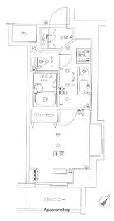 スカイコート新小岩【11階】の間取り