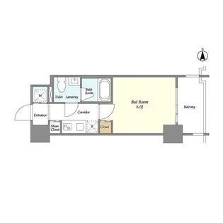 プラシア北千住【9階】の間取り
