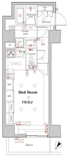 DIPS西日暮里【5階】の間取り
