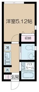 NSGATE五反野【1階】の間取り