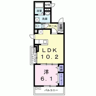 プレシャス エイト Ⅱ【2階】の間取り