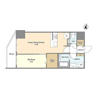 HF北千住レジデンス【4階】の間取り