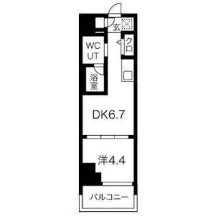 マテリア綾瀬【4階】の間取り