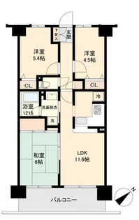 RJRリクロス立石【0304号室】の間取り